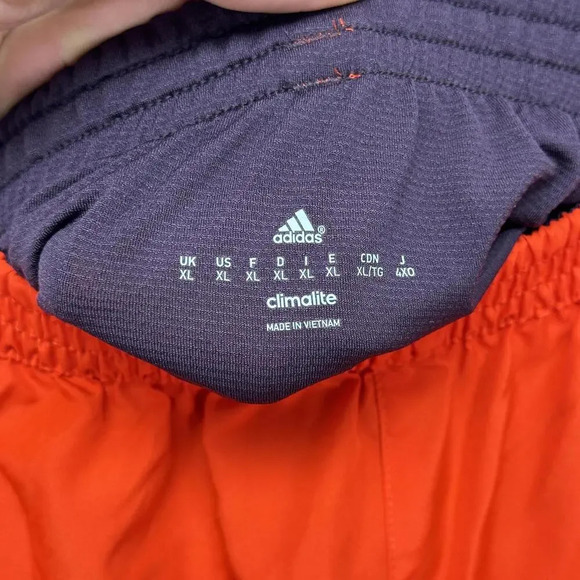 Adidas‎ Orange lined Running Shorts XL - Picture 2 of 3